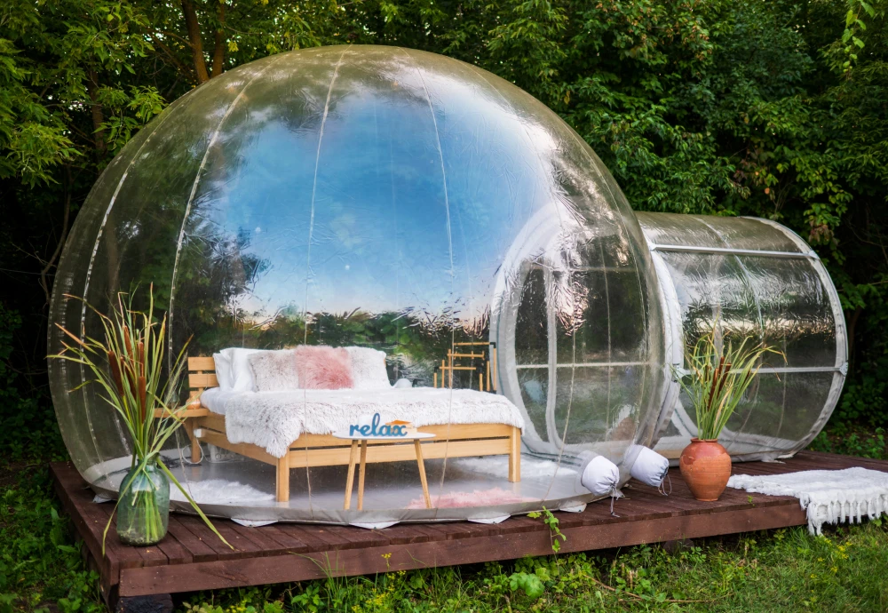 clear bubble tent